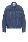 The Row Blue Seb Denim Jacket In Washed Blue