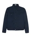 The Row Seb Long-sleeved Denim Jacket In Black