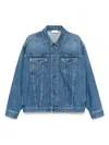 The Row Blue Seb Denim Jacket In Blue