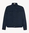 The Row Seb Long-sleeved Denim Jacket In Blue