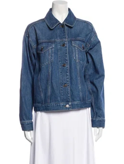Pre-owned The Row 'sebilia' Denim Jacket W/ Tags In Blue