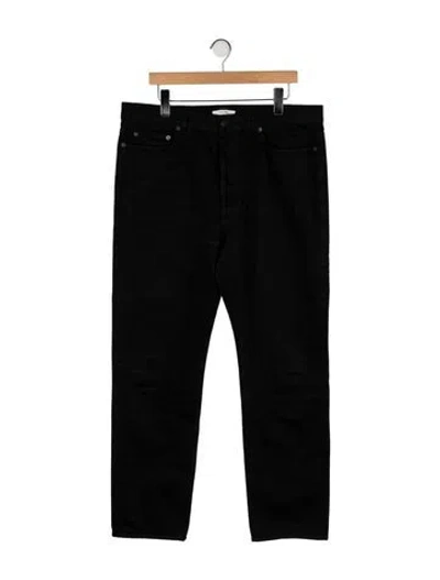 Pre-owned The Row Selvedge Skinny Jeans In Black