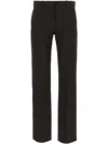 The Row Zuzana Cotton Straight-leg Ankle Pants In Brown