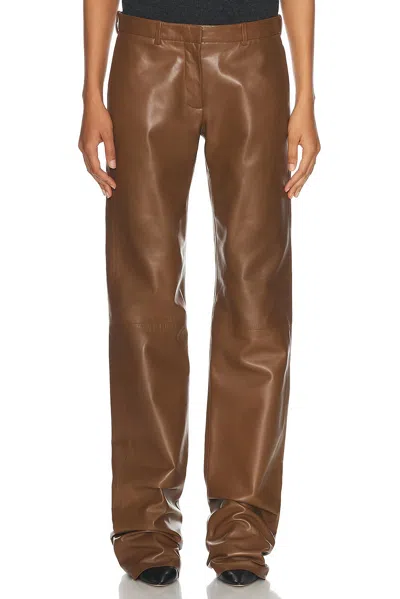 The Row Selviese Pant In Brown