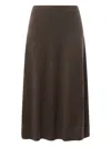 The Row Sepia Skirt In Brown