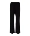 The Row Seraphim Wool-blend Straight Pants In Black