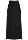 The Row Seraphyne Wool Maxi Skirt In Black