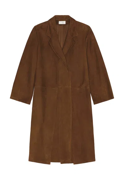 The Row Serenis Coat In Brown