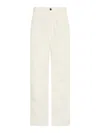 The Row Sharka Cotton And Cashmere Trousers In White