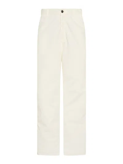 The Row Sharka Cotton And Cashmere Trousers In White