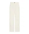 The Row Sharka Pant In Cotton And Cashmere In White
