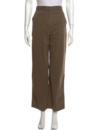 Pre-owned The Row 'sharka' Pants Wide Leg Pants In Brown