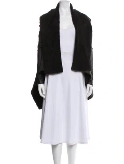 Pre-owned The Row Shearling Fur Coat In Black