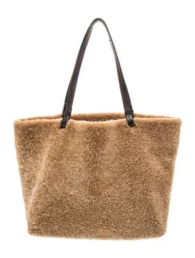 Pre-owned The Row Shearling Park In Brown