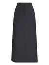 The Row Voice Midi Skirt In Gray