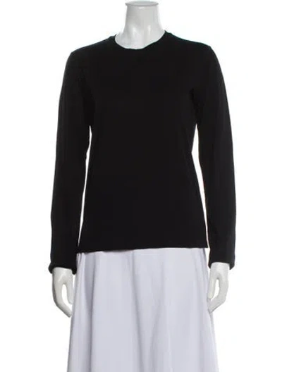 Pre-owned The Row 'sherman' Crew Neck T-shirt In Black