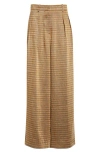 The Row Sherry Pant In Orange Linen/white