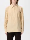 The Row Collared Long Sleeve Button Front Shirt In Neutral