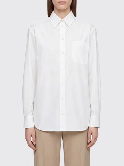 The Row Shirt Woman Color White In Black