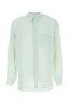The Row Shirt With Button-down Collar And Pocket In Green
