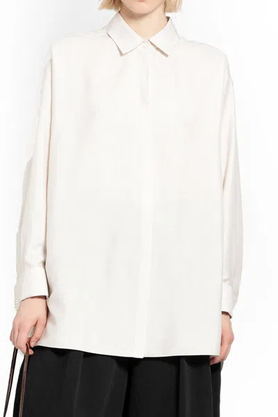 The Row Buttoned Shirt In White