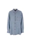 The Row Nesson Oversized Linen Button-down Shirt In Bleached