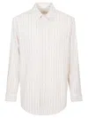 The Row Men's 100% Cotton Casual Shirt In White