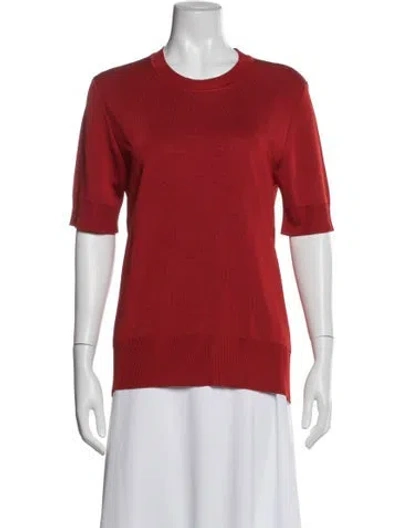 Pre-owned The Row Short Sleeve Shirt In Red