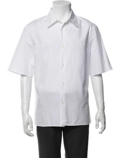 Pre-owned The Row Short Sleeve Shirt In White