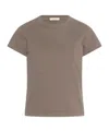 The Row Short Sleeve T-shirt In Brown