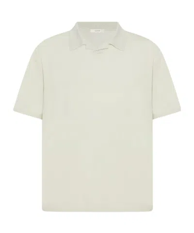 THE ROW THE ROW MAURO SHORT-SLEEVED KNITTED POLO SHIRT