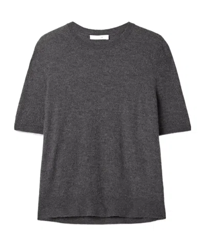 The Row Marika Cashmere T-shirt In Gray