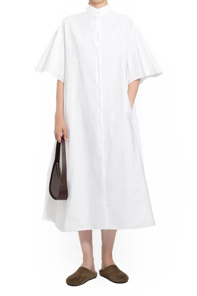 The Row Woman White Dresses