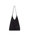 The Row Shoulder Bag With Bound Edges In Black