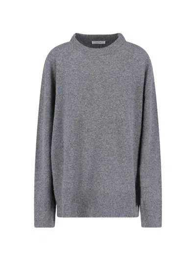 The Row Sibem Crew-neck Sweater In Gray
