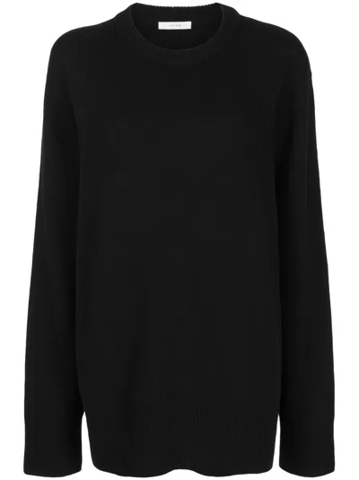 The Row Sibem Wool And Cashmere Jumper In Black