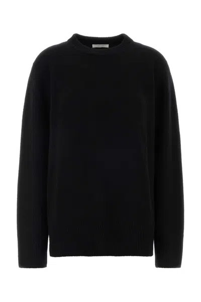 The Row Wool Blend Sibem Sweater Crew Neck In Black