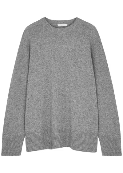 The Row Sibem Wool And Cashmere-blend Jumper In Black