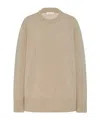 The Row Sibem Wool And Cashmere Blend Sweater In Nude