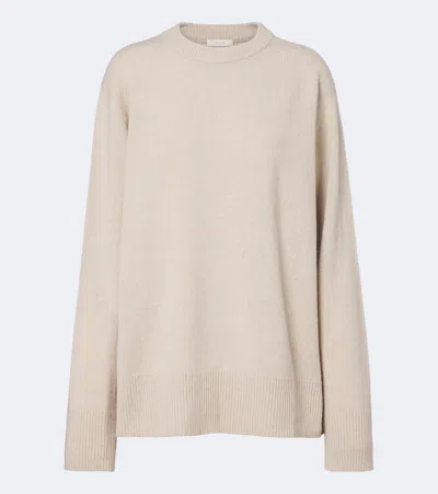 The Row Sibem Wool And Cashmere Sweater In Brown