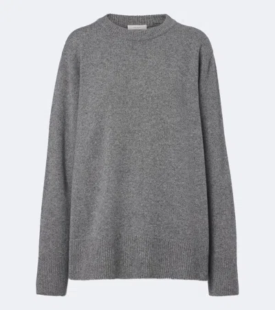 The Row Sibem Wool And Cashmere Sweater In Gray