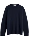 The Row Sibem Wool-blend Jumper In Navy