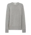 The Row Kensington Cashmere Turtleneck Sweater In Grey