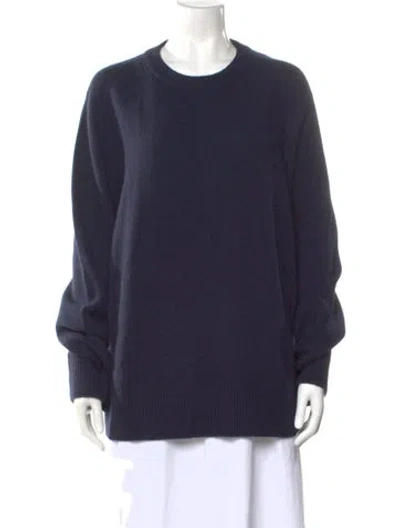 Pre-owned The Row Sibem Wool Sweater W/ Tags In Blue