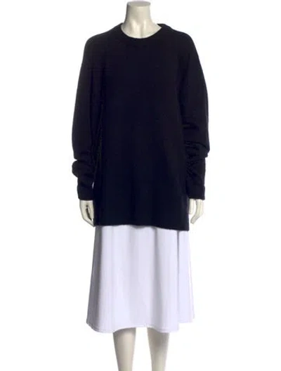 Pre-owned The Row Sibern Wool Sweater In Black