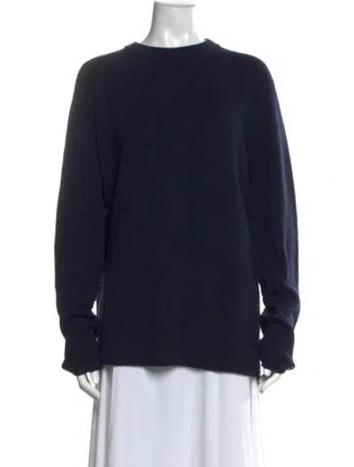 Pre-owned The Row Sibern Wool Sweater In Blue