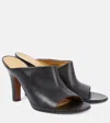 The Row Signum 90 Leather Mules In Black