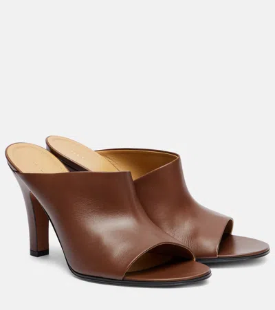 The Row Signum 90 Leather Mules