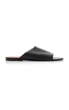 The Row Signum Leather Slide Sandals