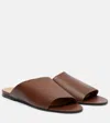 The Row Signum Slipper In Brown